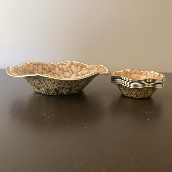 💛VTG Mr.Peanut metal serving set - Picture 8 of 9